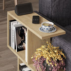 Table basse 60x19,5x60H couleur chêne Homemania