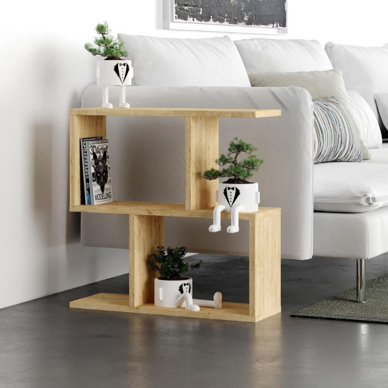 Table basse 60x19,5x60H couleur chêne Homemania