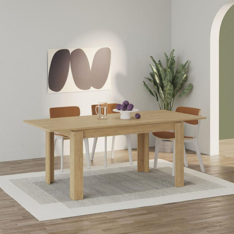 Tavolo allungabile 120x80 cm colore rovere Megaron