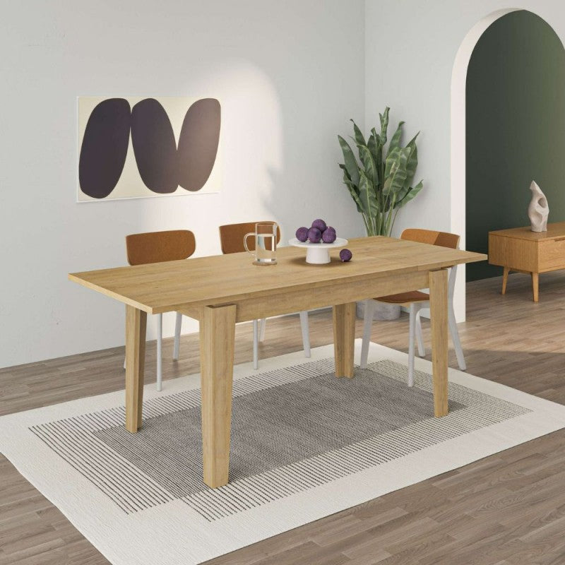 Tavolo allungabile 120x80 cm colore rovere Megaron