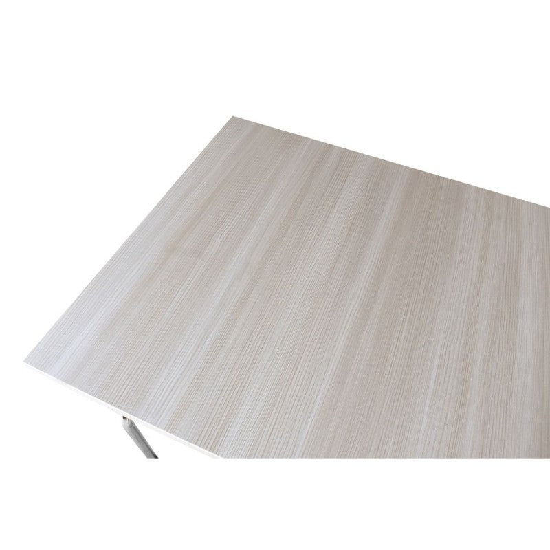 Tavolo pieghevole ESFB03 colore olmo con gambe in metallo cromo 120x80x76.5H