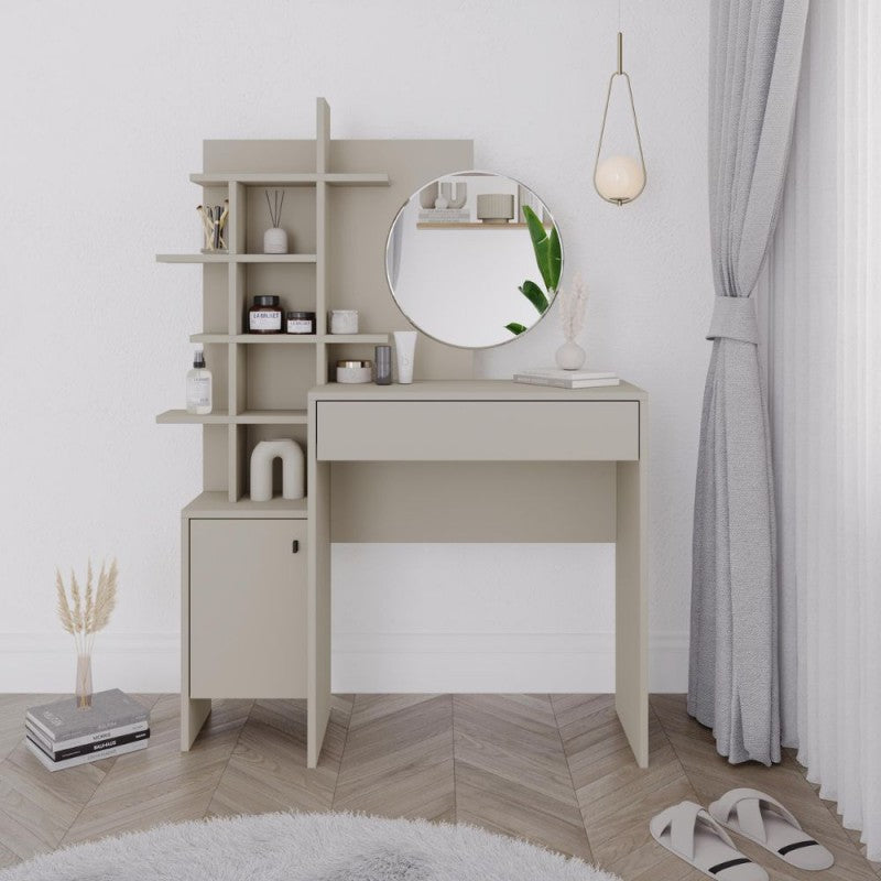 Toeletta trucco con vani a giorno colore cashmere Mup