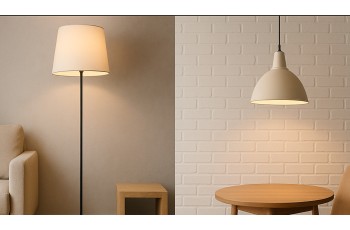 Lampade a terra vs sospese: quale scegliere per il tuo soggiorno?